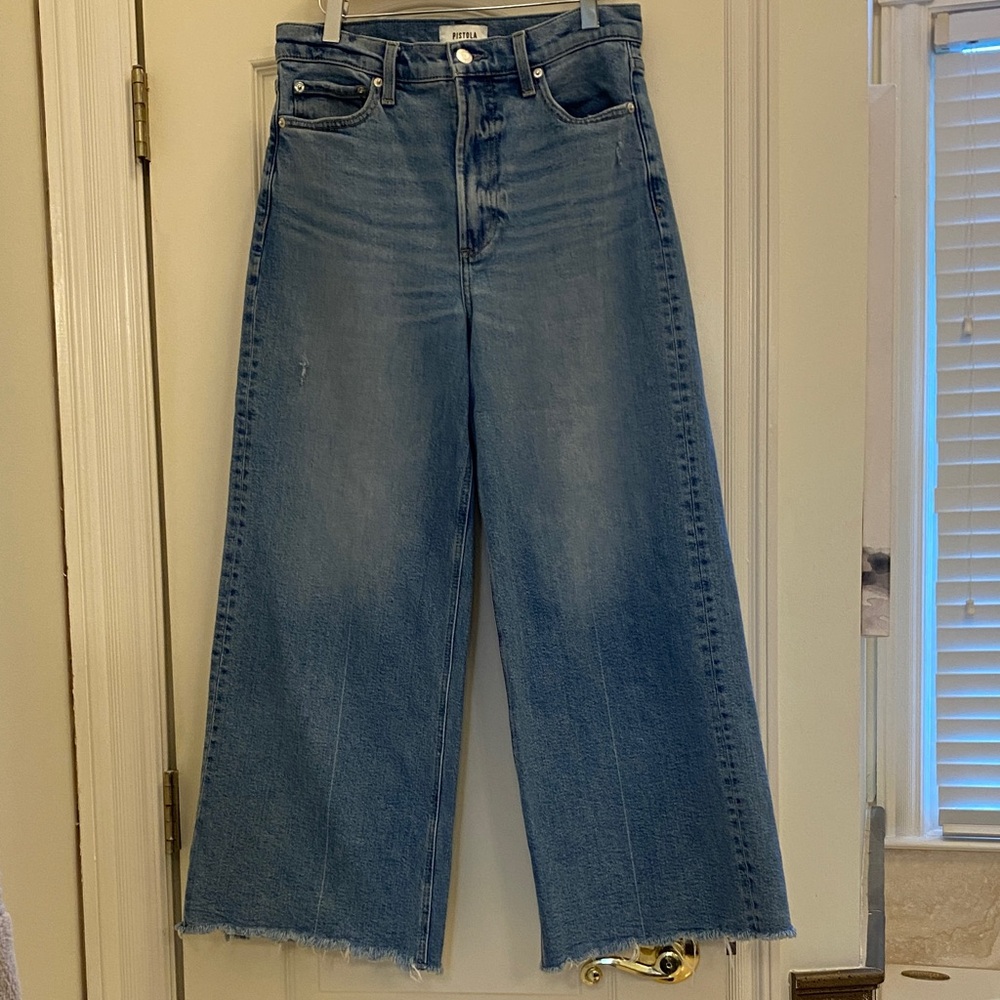 Pistola Lana Crop denim